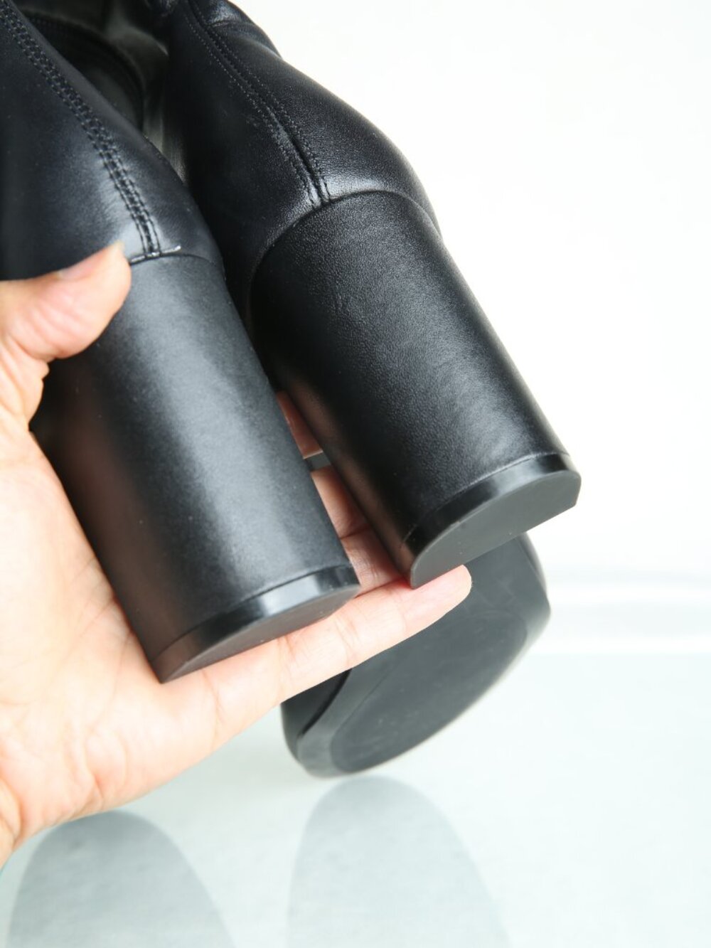 MANGO Harrison 100% Leather Tall Boots - Picture 8 of 15